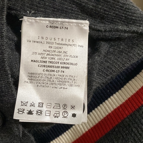 Authentic Moncler Gamme Bleu Cashmere/Silk Crewneck Sweater - Picture 6 of 10